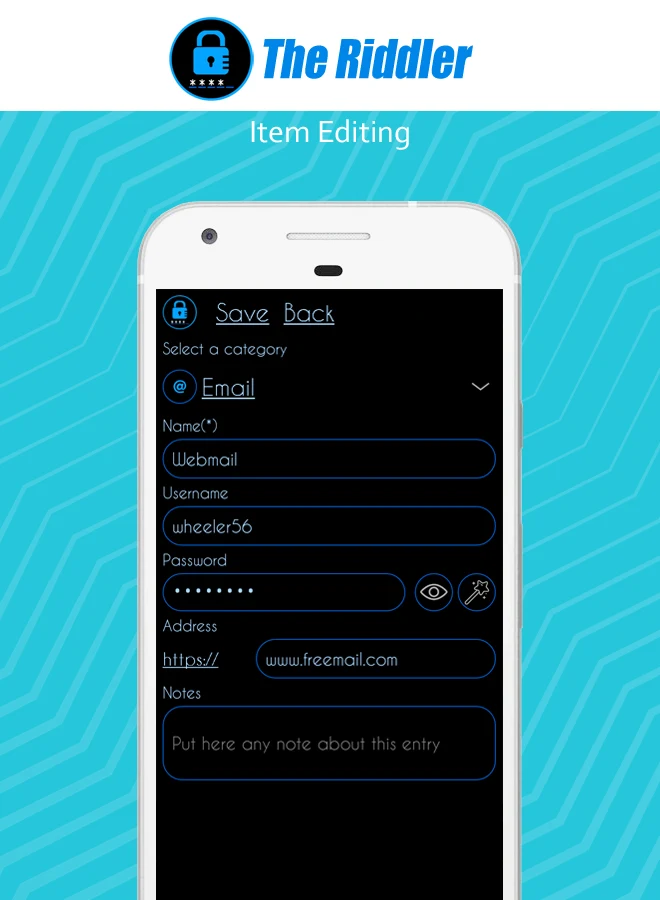 Password Manager screenshot